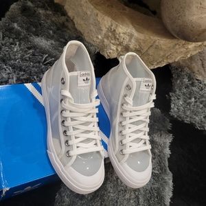 Original Adidas Nizza high top jelly sneakers